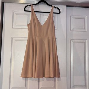 Blush V Neck dress